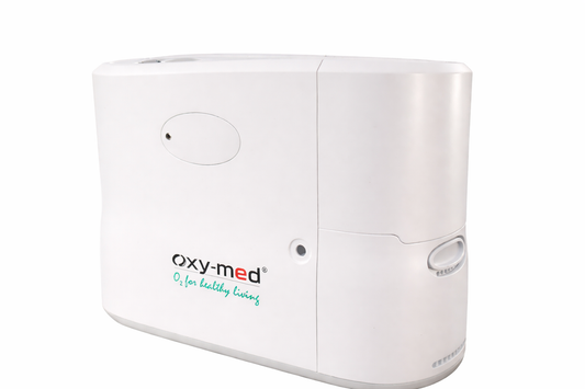 Oxymed Portable Oxygen Concentrator with 10-Hour Battery